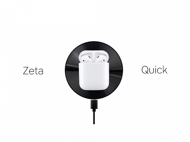 Беспроводное зарядное устройство NEO Zeta Quick с логотипом в Нефтекамске заказать по выгодной цене в кибермаркете AvroraStore