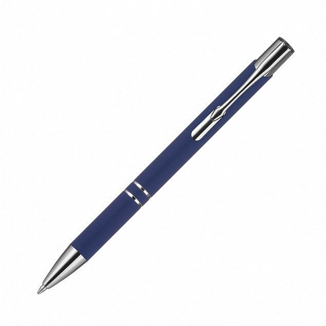 Шариковая ручка Alpha, синяя с логотипом в Нефтекамске заказать по выгодной цене в кибермаркете AvroraStore