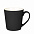 Керамическая кружка Sole, 350 ml, soft-touch, черная с логотипом в Нефтекамске заказать по выгодной цене в кибермаркете AvroraStore