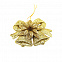 Пластиковое украшение - колокольчики золотистые, золотой с логотипом в Нефтекамске заказать по выгодной цене в кибермаркете AvroraStore