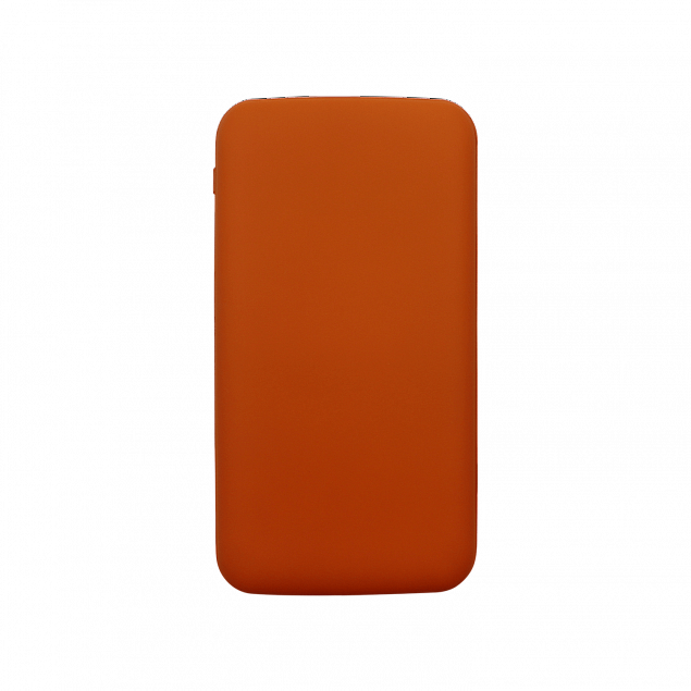 Внешний аккумулятор Bplanner Power 2 ST, софт-тач, 10000 mAh (Оранжевый) с логотипом в Нефтекамске заказать по выгодной цене в кибермаркете AvroraStore