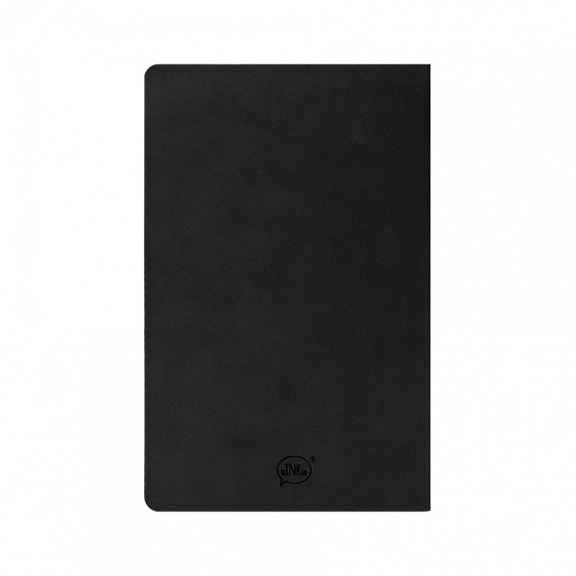 Бизнес-блокнот ALFI, A5, черный, мягкая обложка, в линейку с логотипом в Нефтекамске заказать по выгодной цене в кибермаркете AvroraStore