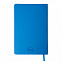 Бизнес-блокнот SIMPLY FLEX, А5,  голубой, кремовый блок, в линейку с логотипом в Нефтекамске заказать по выгодной цене в кибермаркете AvroraStore