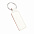 Брелок HORS в подарочной упаковке - Белый BB с логотипом в Нефтекамске заказать по выгодной цене в кибермаркете AvroraStore