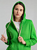 Толстовка унисекс на молнии SHERPA 280, ярко-зеленая с логотипом в Нефтекамске заказать по выгодной цене в кибермаркете AvroraStore