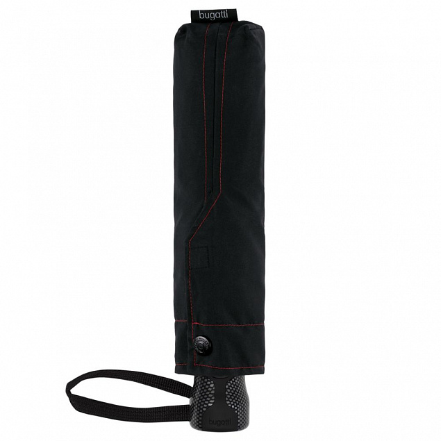 Складной зонт Gran Turismo Carbon, черный с логотипом в Нефтекамске заказать по выгодной цене в кибермаркете AvroraStore
