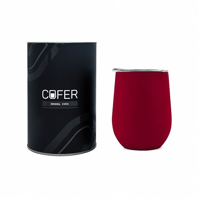 Набор Cofer Tube софт-тач CO12s black, красный с логотипом в Нефтекамске заказать по выгодной цене в кибермаркете AvroraStore