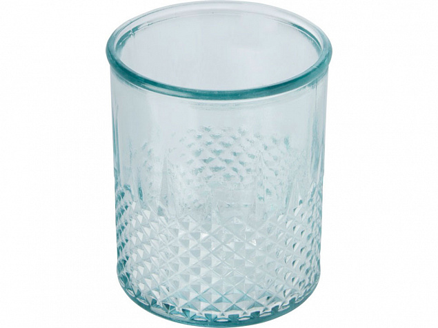 Подставка для чайной свечи из переработанного стекла Estrel, прозрачный с логотипом в Нефтекамске заказать по выгодной цене в кибермаркете AvroraStore