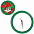 Часы настенные "ПРОМО" разборные ;  белый, D28,5 см; пластик с логотипом в Нефтекамске заказать по выгодной цене в кибермаркете AvroraStore