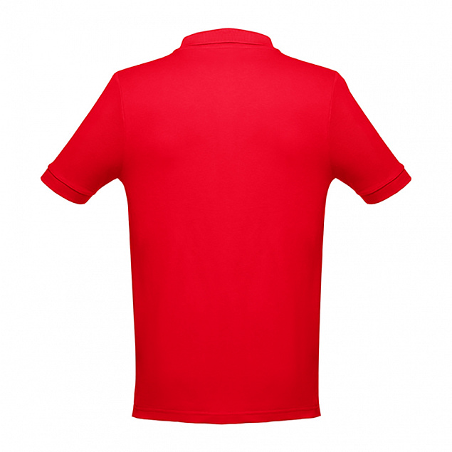 Рубашка-поло мужская ADAM, красный, 3XL, 100% хлопок, плотность 195 г/м2 с логотипом в Нефтекамске заказать по выгодной цене в кибермаркете AvroraStore