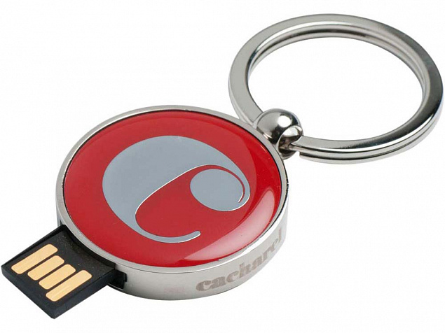Набор: брелок с флеш-картой на 4 Гб, ручка шариковая с логотипом в Нефтекамске заказать по выгодной цене в кибермаркете AvroraStore