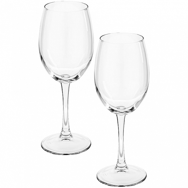 Набор из 2 бокалов для вина Classic с логотипом в Нефтекамске заказать по выгодной цене в кибермаркете AvroraStore