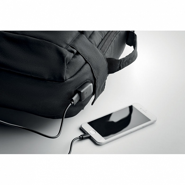 Рюкзак для ноутбука RPET 300D с логотипом в Нефтекамске заказать по выгодной цене в кибермаркете AvroraStore