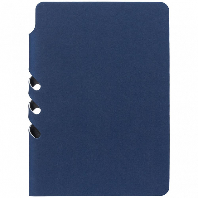Ежедневник Flexpen Mini, недатированный, синий с логотипом в Нефтекамске заказать по выгодной цене в кибермаркете AvroraStore