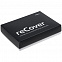 Портмоне reCover с аккумулятором 4000 мАч, черное с логотипом в Нефтекамске заказать по выгодной цене в кибермаркете AvroraStore