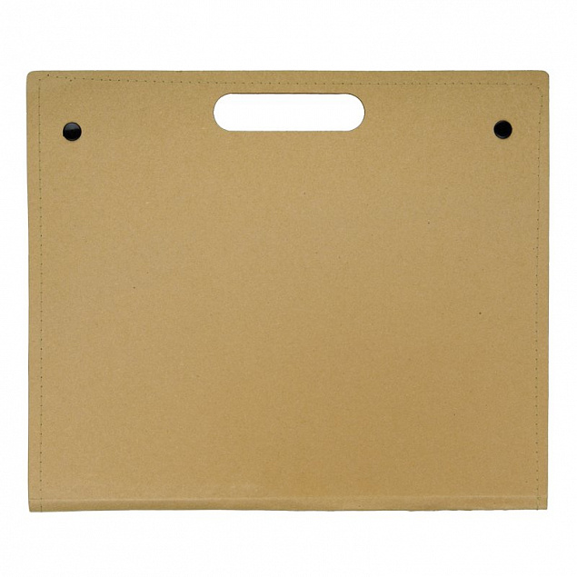 Папка формата A4 Environ, коричневая с логотипом в Нефтекамске заказать по выгодной цене в кибермаркете AvroraStore