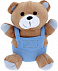 Игрушка Плюшевый медведь с логотипом в Нефтекамске заказать по выгодной цене в кибермаркете AvroraStore