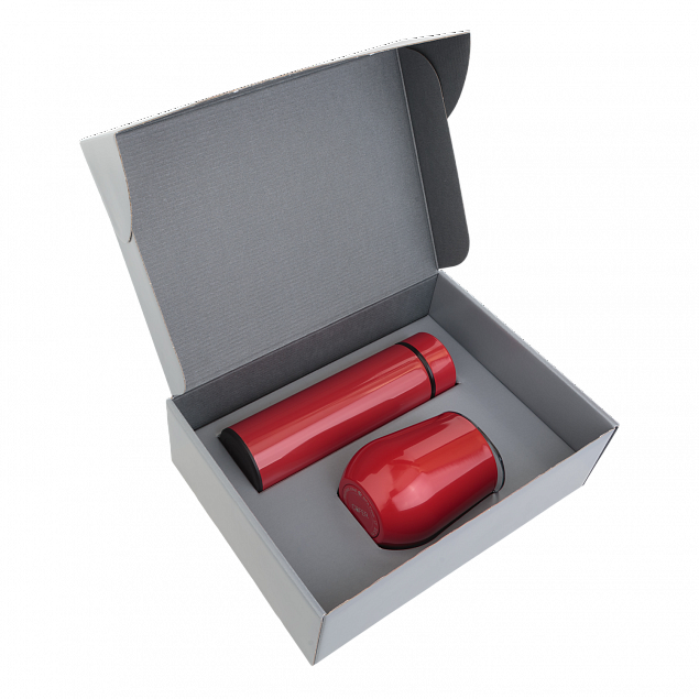 Набор Hot Box C grey (красный) с логотипом в Нефтекамске заказать по выгодной цене в кибермаркете AvroraStore