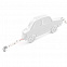 Брелок-рулетка "Автомобиль" 1 метр, белый с логотипом в Нефтекамске заказать по выгодной цене в кибермаркете AvroraStore