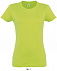 Фуфайка (футболка) IMPERIAL женская,Зеленое яблоко L с логотипом в Нефтекамске заказать по выгодной цене в кибермаркете AvroraStore