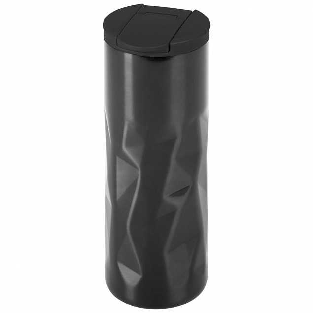Набор Gems: ежедневник и термостакан, черный с логотипом в Нефтекамске заказать по выгодной цене в кибермаркете AvroraStore