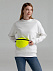 Поясная сумка Manifest Color из светоотражающей ткани, неон-желтая с логотипом в Нефтекамске заказать по выгодной цене в кибермаркете AvroraStore