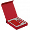 Коробка Latern для аккумулятора 5000 мАч, флешки и ручки, красная с логотипом в Нефтекамске заказать по выгодной цене в кибермаркете AvroraStore