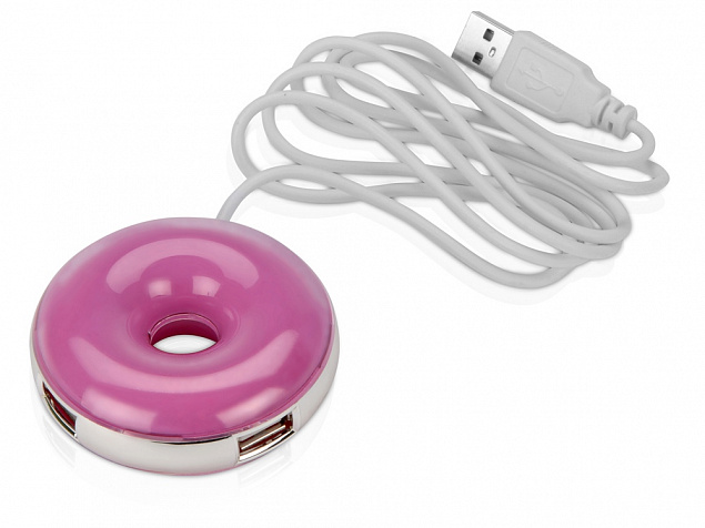 USB Hub «Пончик» с логотипом в Нефтекамске заказать по выгодной цене в кибермаркете AvroraStore
