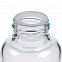 Бутылка для воды Dakar, прозрачная с бирюзовым с логотипом в Нефтекамске заказать по выгодной цене в кибермаркете AvroraStore