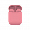 Наушники беспроводные с зарядным боксом TWS AIR SOFT, цвет розовый с логотипом в Нефтекамске заказать по выгодной цене в кибермаркете AvroraStore