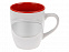 Кружка Пинт, белый/красный с логотипом в Нефтекамске заказать по выгодной цене в кибермаркете AvroraStore