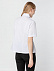 Рубашка женская с коротким рукавом Collar, белая с логотипом в Нефтекамске заказать по выгодной цене в кибермаркете AvroraStore