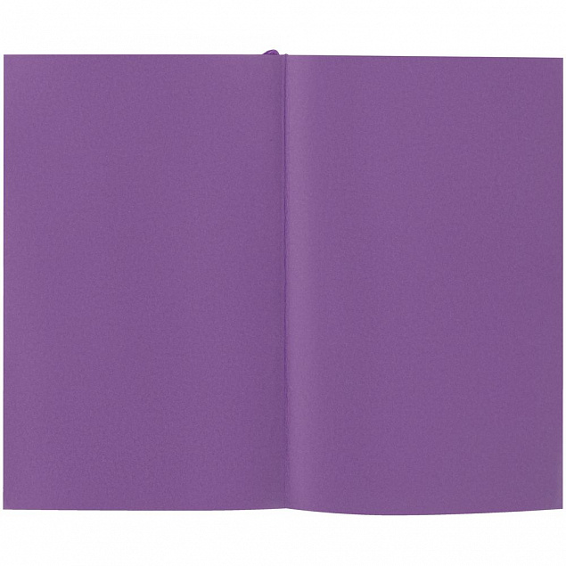 Ежедневник Flat Mini, недатированный, фиолетовый с логотипом в Нефтекамске заказать по выгодной цене в кибермаркете AvroraStore