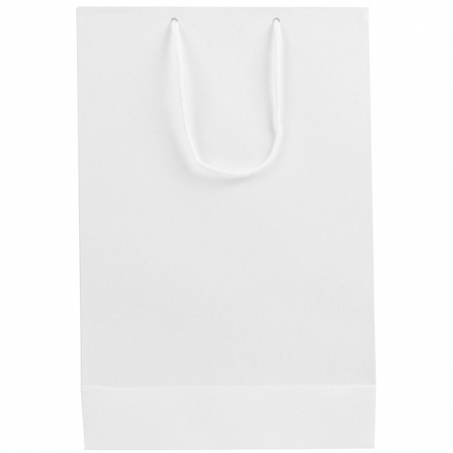 Пакет бумажный «Блеск», средний, белый с логотипом в Нефтекамске заказать по выгодной цене в кибермаркете AvroraStore