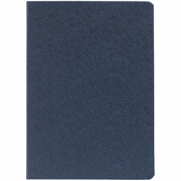 Ежедневник Saffian, недатированный, синий, с белой бумагой с логотипом в Нефтекамске заказать по выгодной цене в кибермаркете AvroraStore