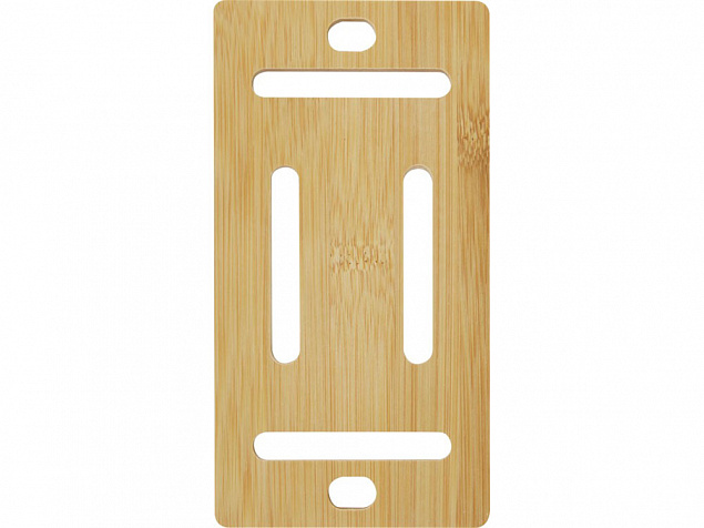 Dipu держатель для мобильного телефона из бамбука, дерево с логотипом в Нефтекамске заказать по выгодной цене в кибермаркете AvroraStore