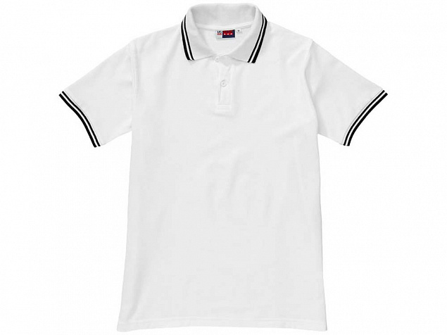 Рубашка поло "Erie" мужская с логотипом в Нефтекамске заказать по выгодной цене в кибермаркете AvroraStore