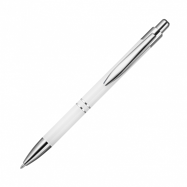 Шариковая ручка Portobello PROMO, белая с логотипом в Нефтекамске заказать по выгодной цене в кибермаркете AvroraStore