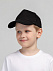 Бейсболка детская Standard Kids, черная с логотипом в Нефтекамске заказать по выгодной цене в кибермаркете AvroraStore