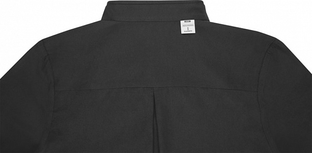 Pollux Мужская рубашка с длинными рукавами, черный с логотипом в Нефтекамске заказать по выгодной цене в кибермаркете AvroraStore