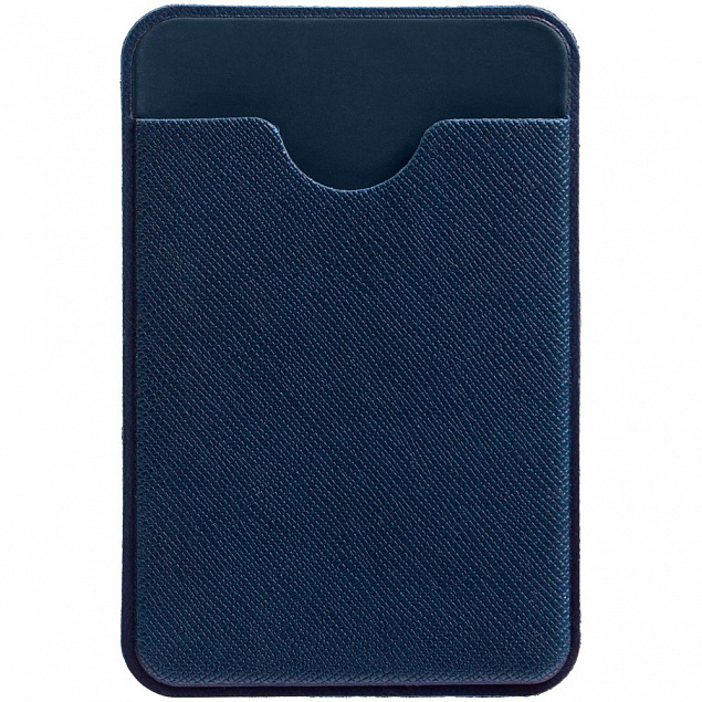 Чехол для карты на телефон Devon, синий с логотипом в Нефтекамске заказать по выгодной цене в кибермаркете AvroraStore