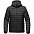 Куртка компактная мужская Stavanger, черная с логотипом в Нефтекамске заказать по выгодной цене в кибермаркете AvroraStore