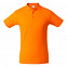 Рубашка поло мужская SURF, оранжевая с логотипом в Нефтекамске заказать по выгодной цене в кибермаркете AvroraStore