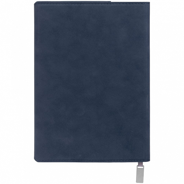 Ежедневник Grace, недатированный, темно-синий с логотипом в Нефтекамске заказать по выгодной цене в кибермаркете AvroraStore