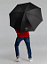 Зонт-трость «СКА», черный с логотипом в Нефтекамске заказать по выгодной цене в кибермаркете AvroraStore