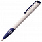 Ручка шариковая Senator Super Soft, белая с синим с логотипом в Нефтекамске заказать по выгодной цене в кибермаркете AvroraStore