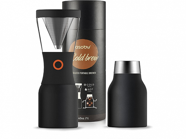 Кофеварка COLD BREWC OFFEE, 1000 мл, черный с логотипом в Нефтекамске заказать по выгодной цене в кибермаркете AvroraStore