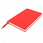 Блокнот A5 &quot;Officer&quot; с металлической биркой, красный с логотипом в Нефтекамске заказать по выгодной цене в кибермаркете AvroraStore