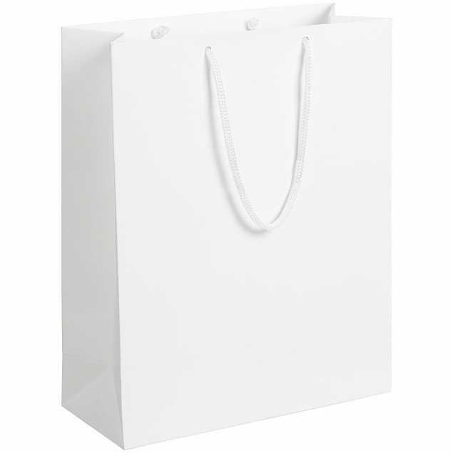 Пакет Ample M, белый с логотипом в Нефтекамске заказать по выгодной цене в кибермаркете AvroraStore