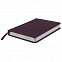 Ежедневник датированный Joy, А5,  бордовый, белый блок, серебряный обрез с логотипом в Нефтекамске заказать по выгодной цене в кибермаркете AvroraStore